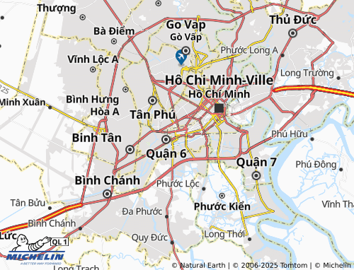 MICHELIN Phường 10 map - ViaMichelin