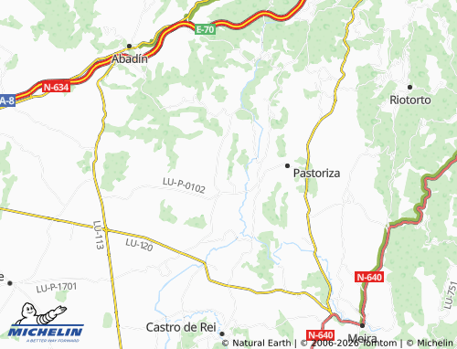 MICHELIN As Fontes map - ViaMichelin