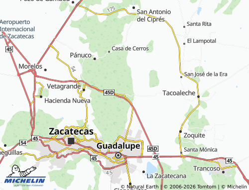 Mappa MICHELIN Sauceda de la Borda - ViaMichelin