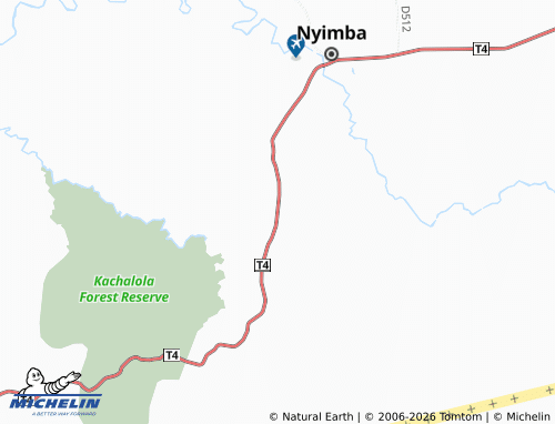 MICHELIN Chimbwi map - ViaMichelin