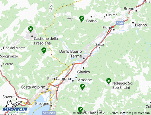 MICHELIN-Landkarte Capo di Lago - ViaMichelin