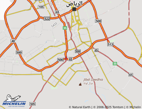MICHELIN Al Yamamah District map - ViaMichelin