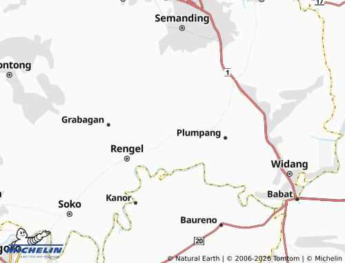MICHELIN Pakis map - ViaMichelin