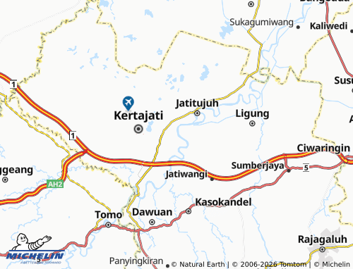 MICHELIN-Landkarte Pasindangan - ViaMichelin
