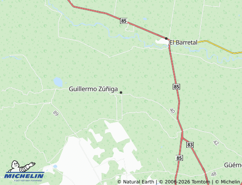 Mappa MICHELIN Guillermo Zúñiga - ViaMichelin