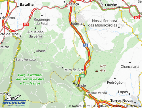 Mapa MICHELIN Moita de Ervo - ViaMichelin