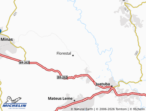 MICHELIN Florestal map - ViaMichelin