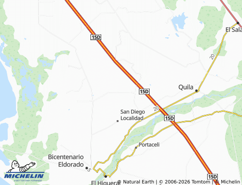 Mapa MICHELIN Las Tres Gotas de Agua - ViaMichelin