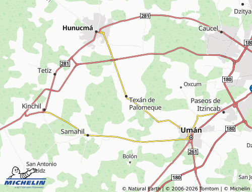 MICHELIN Texán de Palomeque map - ViaMichelin