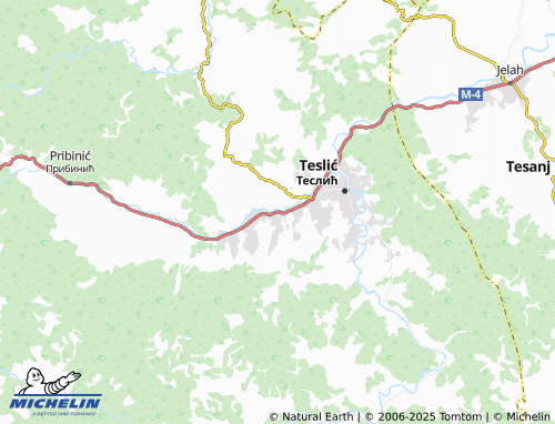 MICHELIN Đulići map - ViaMichelin