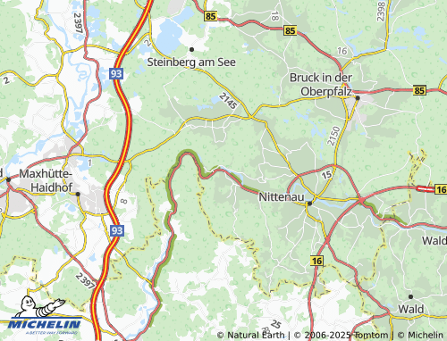 MICHELIN Stefling map - ViaMichelin