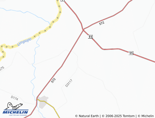 MICHELIN Sefetlhogo map - ViaMichelin