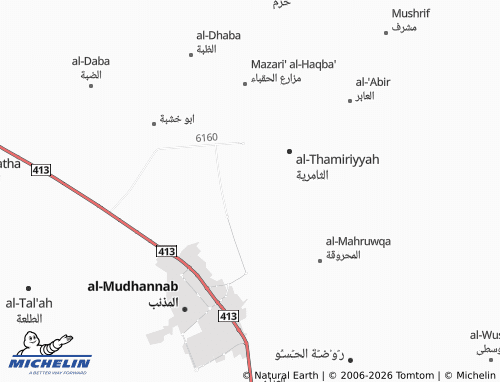 MICHELIN-Landkarte Rawdat al-Lawaf - ViaMichelin