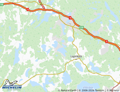 Mappa MICHELIN Toukolahti - ViaMichelin