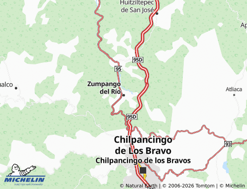 MICHELIN-Landkarte Señor Santiago - ViaMichelin