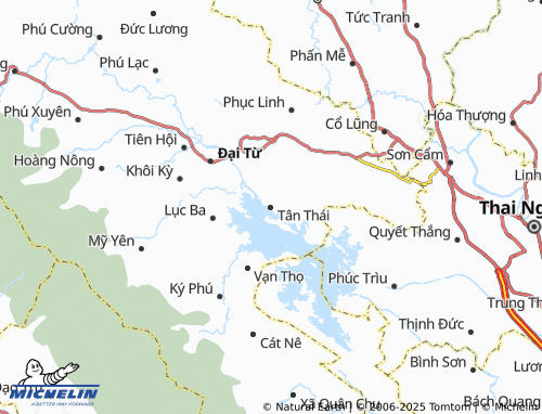MICHELIN Tân Thái map - ViaMichelin