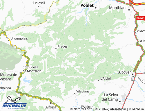 Mapa MICHELIN Capafonts - ViaMichelin