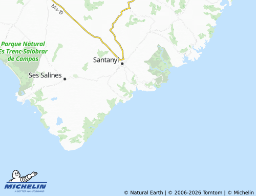 Mappa MICHELIN Cala Llombards - ViaMichelin