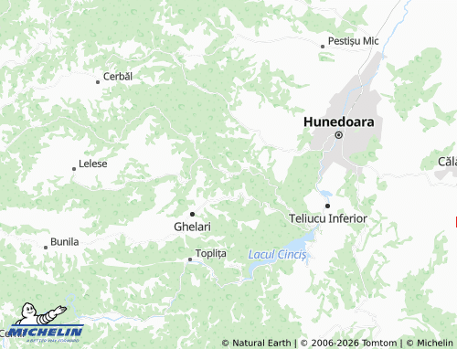 Mappa MICHELIN Govăjdia - ViaMichelin