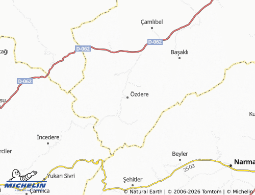 Mappa MICHELIN Özdere - ViaMichelin