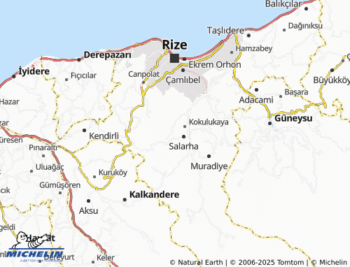 MICHELIN-Landkarte Güneşli - ViaMichelin