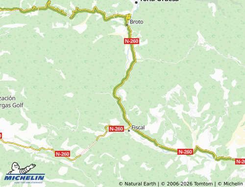 MICHELIN Asín de Broto map - ViaMichelin