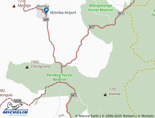 MICHELIN Bokosi Hunga map - ViaMichelin