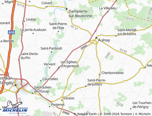 Mapa MICHELIN Paillé - ViaMichelin