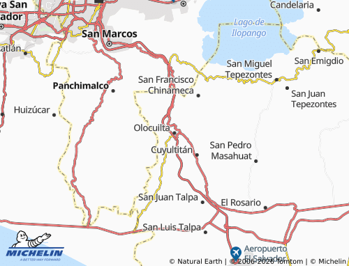 Mappa MICHELIN Olocuilta - ViaMichelin