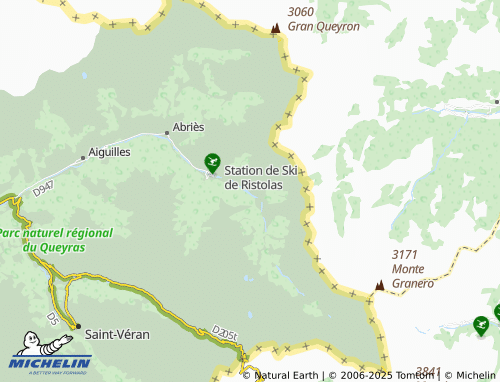 MICHELIN La Monta map - ViaMichelin
