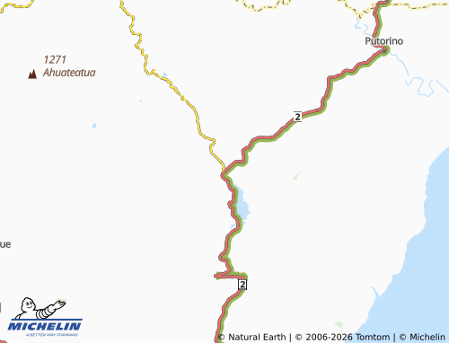 Mapa MICHELIN tutira - ViaMichelin