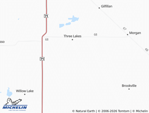 Mapa MICHELIN Clements - ViaMichelin