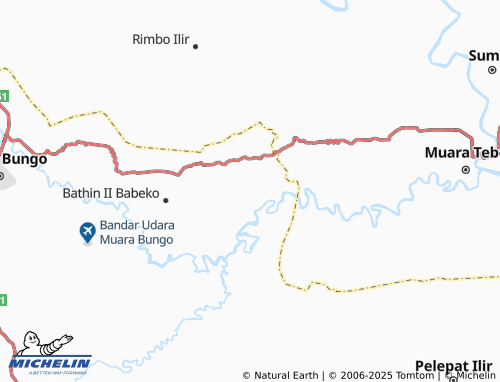 MICHELIN Sepunggur map - ViaMichelin