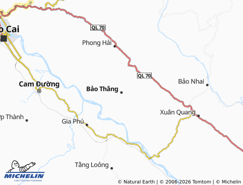 Mapa MICHELIN Bảo Thắng - ViaMichelin