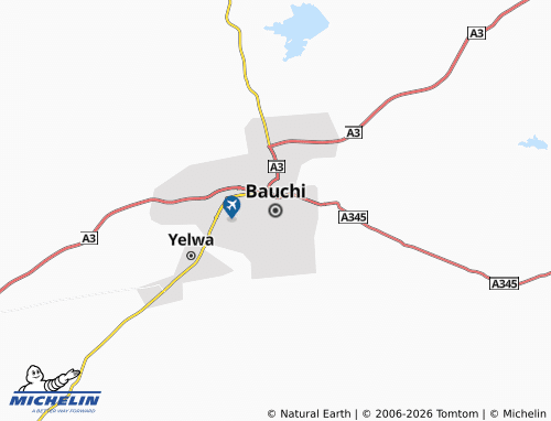 MICHELIN-Landkarte Bauchi - ViaMichelin