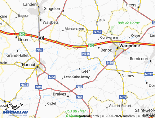 MICHELIN Boëlhe map - ViaMichelin