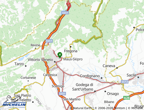 MICHELIN Fratte map - ViaMichelin