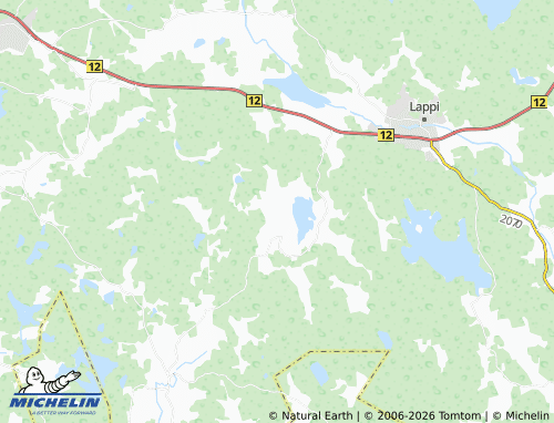 Kaart MICHELIN Yli-Kieri - ViaMichelin