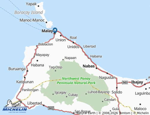 MICHELIN Tagororoc map - ViaMichelin