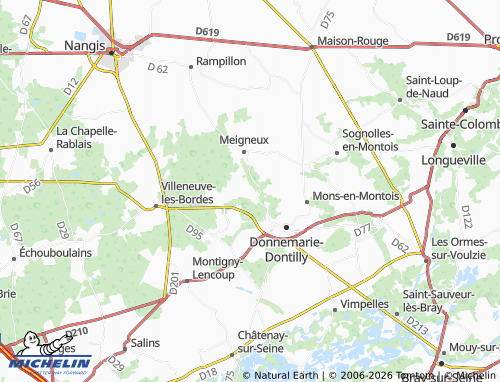 Mapa MICHELIN Bécherelles - ViaMichelin
