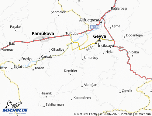 MICHELIN Safibey map - ViaMichelin