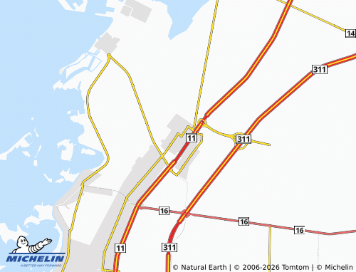 MICHELIN Al Samhah map - ViaMichelin