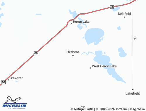 Carte MICHELIN Okabena - ViaMichelin