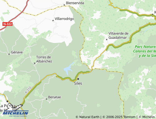 MICHELIN Canada del Señor map - ViaMichelin