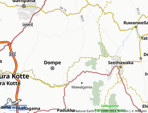 Mappa MICHELIN Parathapakanda - ViaMichelin