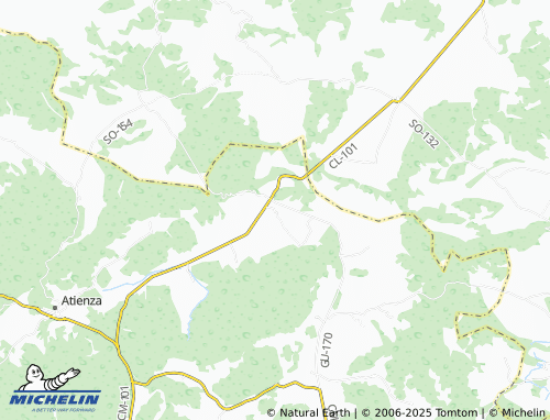 MICHELIN Paredes de Sigüenza map - ViaMichelin