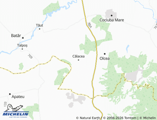 MICHELIN-Landkarte Călacea - ViaMichelin
