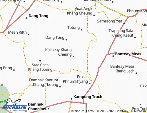 Mapa MICHELIN Khcheay Khang Cheung - ViaMichelin