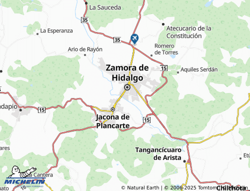 MICHELIN Bugambilias map - ViaMichelin