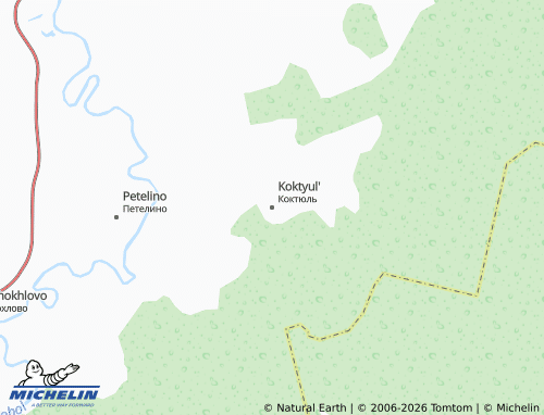 MICHELIN-Landkarte Koktyul' - ViaMichelin